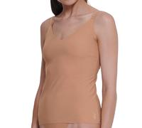 Sloggi Femme Maillot de corps Zero Feel 2.0 - Spaghetti top - Noisette, Taille S