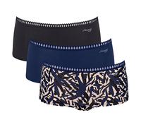 Sloggi Femmes Pantys, Pack De 3 - GO Crush Short C3P, Culotte, Stretch-Coton...