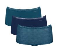 Sloggi Femmes Pantys, Pack De 3 - GO Crush Short C3P, Culotte, Stretch-Coton...