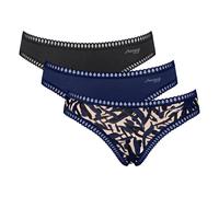 Sloggi Femmes Slips, 3er Paquet - Aller Crush Mini C3P,Caleçon,Stretch-Baumwoll
