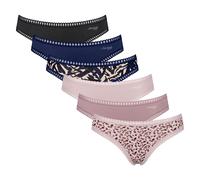 Sloggi Femmes Slips, 6er Paquet - Aller Crush Mini C6P,Caleçon,Stretch-Baumwoll