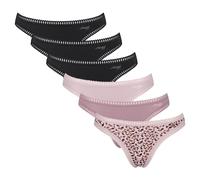 Sloggi Femmes Strings, Pack De 6 - GO CRUSH String C6P, Culotte, Stretch-Baum...