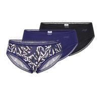 Sloggi Hipster Go Crush C3P Femme beige/bleu foncé/gris/noir XL