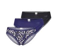 Sloggi Slip GO Crush Mini C3P Femme Bleu (Dark Combination) Taille XL