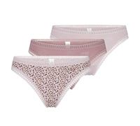 Sloggi String GO Crush C3P Femme rose clair/rose foncé Taille M