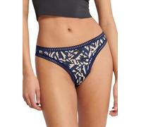 Sloggi String GO Crush C3P Femme Bleu, teintes foncées XL