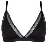 Sloggi GO Ribbed R Bralette Femme, BLACK, M