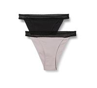 Sloggi GO Ribbed Tanga C2P Femme, Black Combination, M