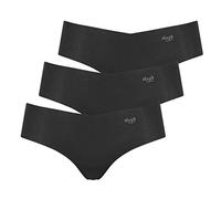 Sloggi Hipster Zero Modal pour femme, 3 x noir (noir 04)., XS