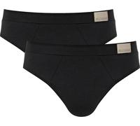 Sloggi Homme Slips, Lot de 2 - GO Natural Brief C2P, Culotte, Coton Stretch Noir XL
