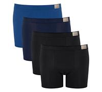 Sloggi Hommes Shorts, Pack De 4 - GO Natural Short C4P, Boxershorts, Coton St...