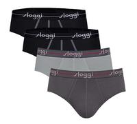 Sloggi Hommes Slips 4 Pièces - Start Midi C4P Boîte, Coton