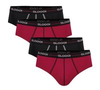 Sloggi Hommes Slips 4 Pièces - Start Midi C4P Boîte, Coton