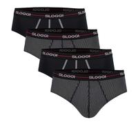 Sloggi Hommes Slips 4 Pièces - Start Midi C4P Boîte, Coton