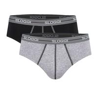Sloggi Hommes Slips Pack De 2 - Start Midi C2P Boîte, Coton