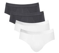 Sloggi Hommes Slips, Pack De 4 - 24/7 Midi, Sous-Vêtements, Culotte, Coton,...