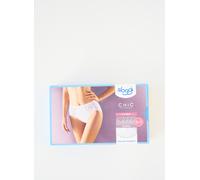 Sloggi Slip Chic Midi Lot de 4 (3+1 gratuit) Femme Noir 48