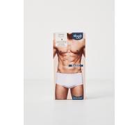 Sloggi - Slip homme ouvert - Taille 5 - Couleur blanche