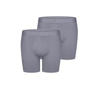 Sloggi Lot de 2 boxers longs pour homme Base Soft en modal doux respirant confortable au quotidien détente, Boxer long Base Soft Morandigrey, M