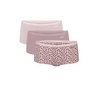 Sloggi Lot de 3 boxers longs pour femme Blue GO Crush, Multiplecolours1, XS