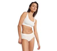 Sloggi Lot de 3 culottes basic+ midi pour femme, Blanc/bleu marine/gris, 3XL