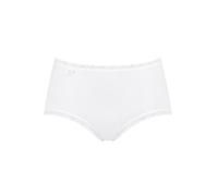 Sloggi Femme 24/7 Cotton Lace Midi Bikini, Blanc, 46 EU