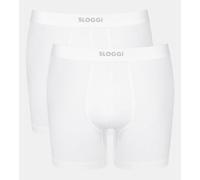 SLOGGI Boxers 'EVER Ease' gris / blanc, Taille S