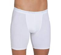 Sloggi Pour des hommes Basic Plaine Coton Cale on - blanc