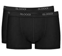 Sloggi Pour des hommes Basic Plaine Coton Cale on - Noir
