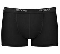 Sloggi Pour des hommes Basic Plaine Coton Cale on - Noir