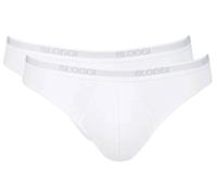 Sloggi Pour des hommes Basic Plaine Coton Slips - blanc