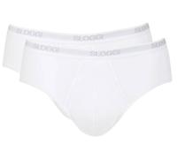 Sloggi Pour des hommes Basic Plaine Coton Slips - blanc
