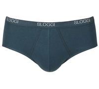 Sloggi Pour des hommes Basic Plaine Coton Slips - Bleu