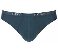 Sloggi Pour des hommes Basic Plaine Coton Slips - Bleu