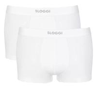 Sloggi Pour des hommes Ever Ease Plaine Coton Slips - blanc