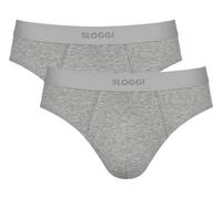 Sloggi Pour des hommes Ever Ease Plaine Coton Slips - Gris