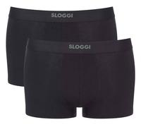 Sloggi Pour des hommes Ever Ease Plaine Coton Slips - Noir