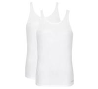 Sloggi Pour des hommes GO ABC Plaine Coton Gilet - blanc