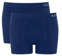 Sloggi Pour des hommes GO Smooth Plaine Coton Cale on - Bleu