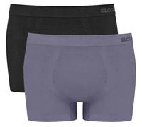 Sloggi Pour des hommes GO Smooth Plaine Coton Cale on - Gris