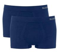 Sloggi Pour des hommes GO Smooth Plaine Coton Slips - Bleu