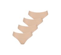 Sloggi Pure Comfort Tai Lot de 4 slips pour femme - Peau - Taille XL