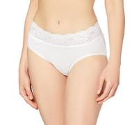 Sloggi SLW ROMANCE MID H, Slip Femme - 1 Unité, Blanc, 46