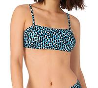 sloggi Shore Koh Tachai Bandeau Haut de Bikini, Blue-Dark Combination, L Femme
