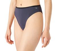 sloggi shore Tropical Gar Ultra-High Leg Bas de Bikini, Encre Grise, M Femme