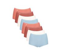 SLOGGI Slip 'Basic+' bleu clair / mandarine / merlot / blanc, Taille M