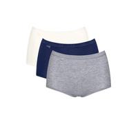 SLOGGI Slip bleu / gris / blanc, Taille XXXL