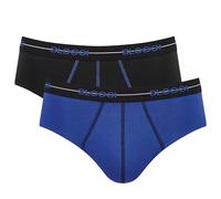 SLOGGI Slip bleu / noir, Taille M