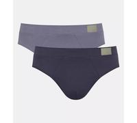 SLOGGI Slip 'GO' beige / bleu marine / bleu fumé, Taille XL