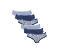 SLOGGI Slip 'GO Crush' bleu clair / bleu foncé, Taille XXL
